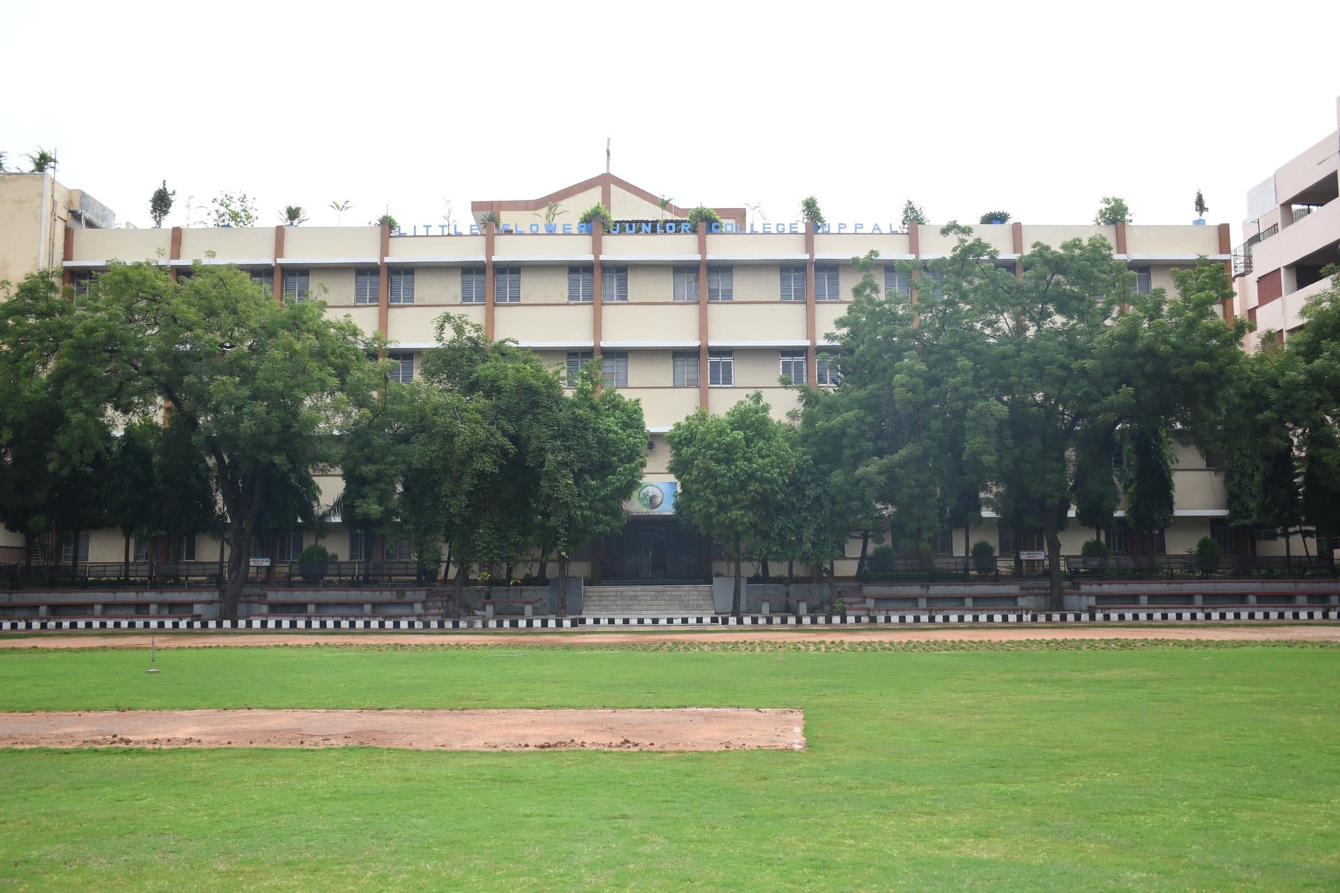 Running Track & Main College Building