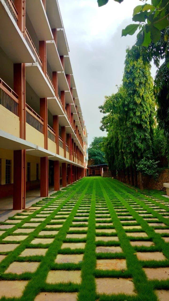 Paved Green Promenade along Academic Block