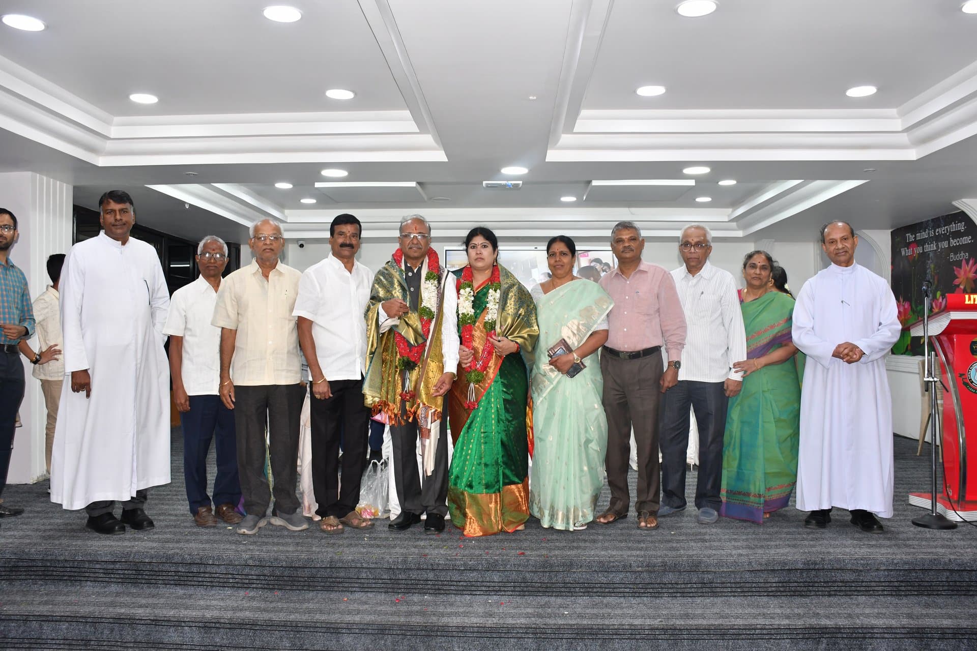 Montfortian Brothers & Faculty Felicitation Dais