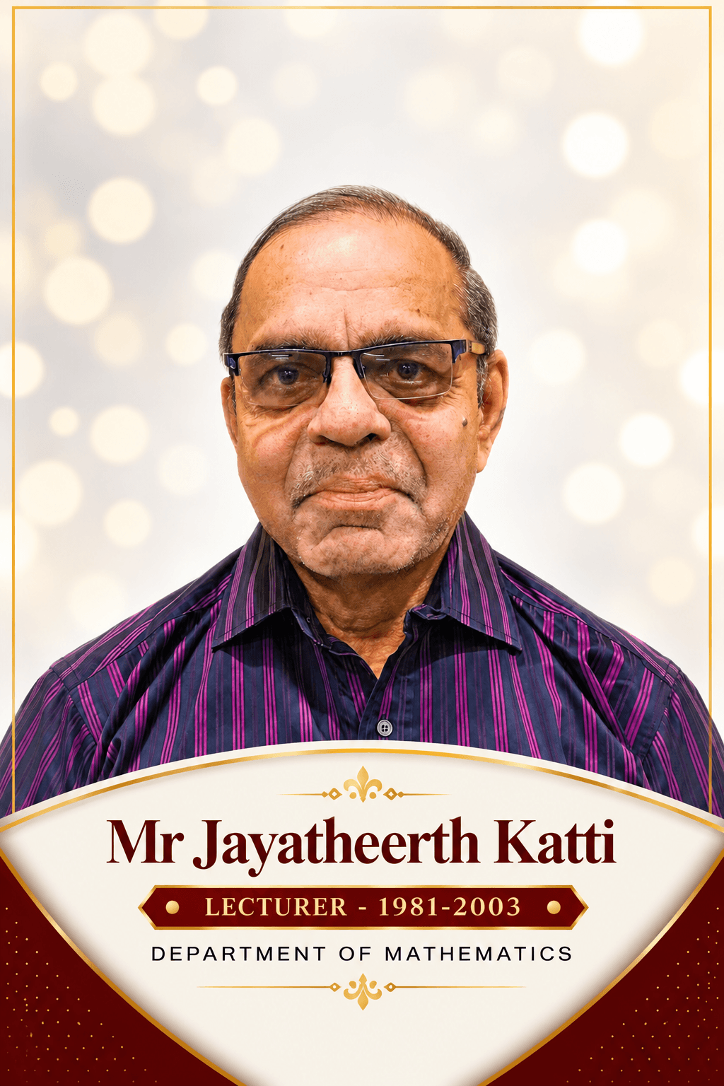 MR. JAYATEERTH KATTI