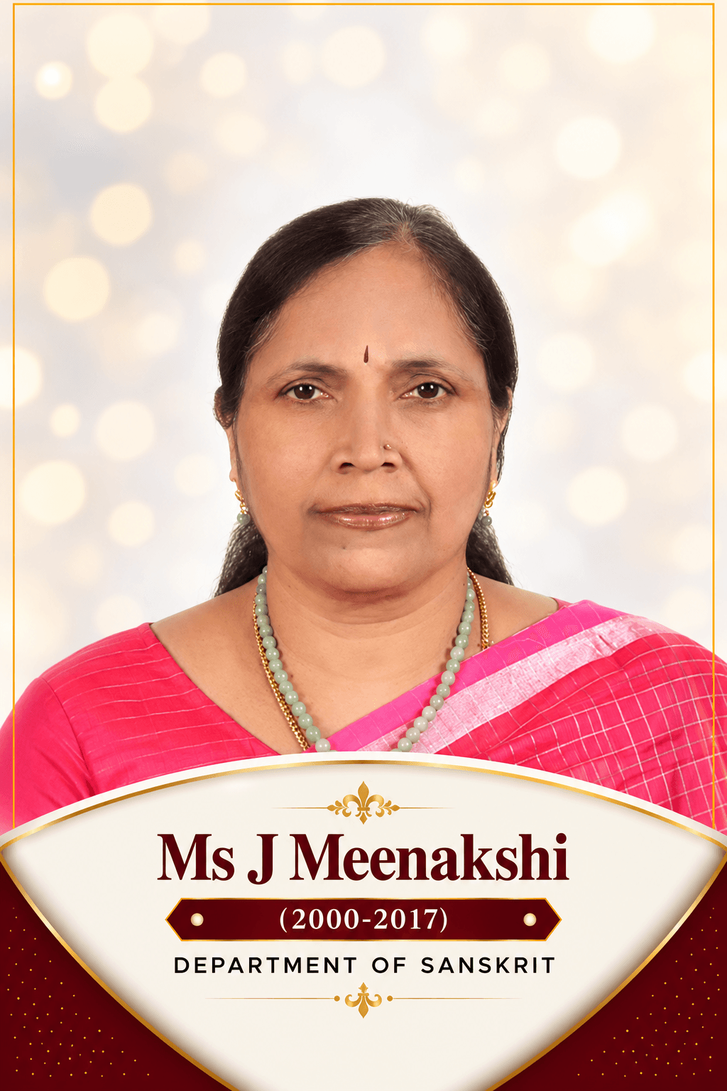 MS. J MEENAKSHI