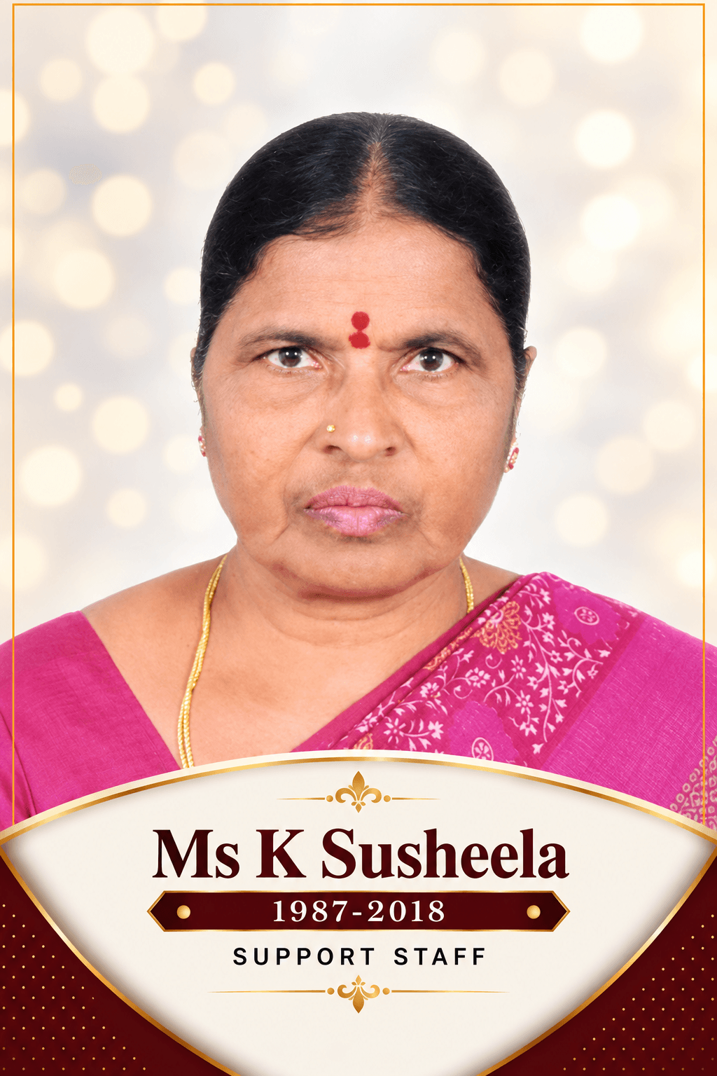 MS. K SUSHEELAMMA