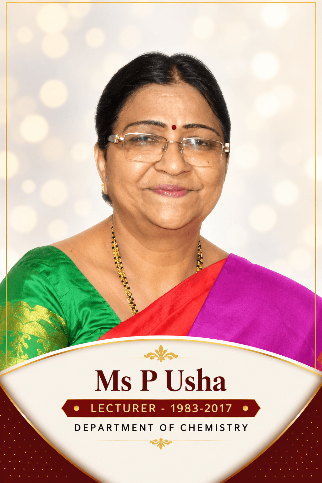 MS. P USHA
