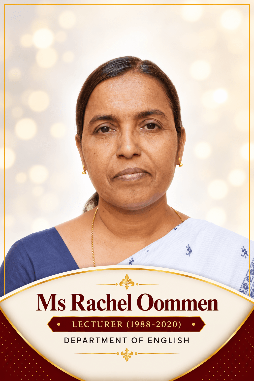 MS. RACHEL OOMMEN