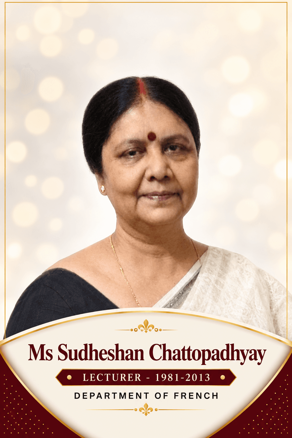 MS. SUDHESHNA CHATTOPADHYAY
