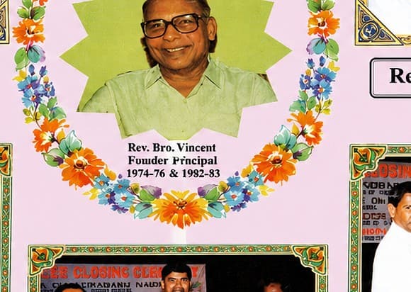 Founding Principal Rev. Bro. Vincent