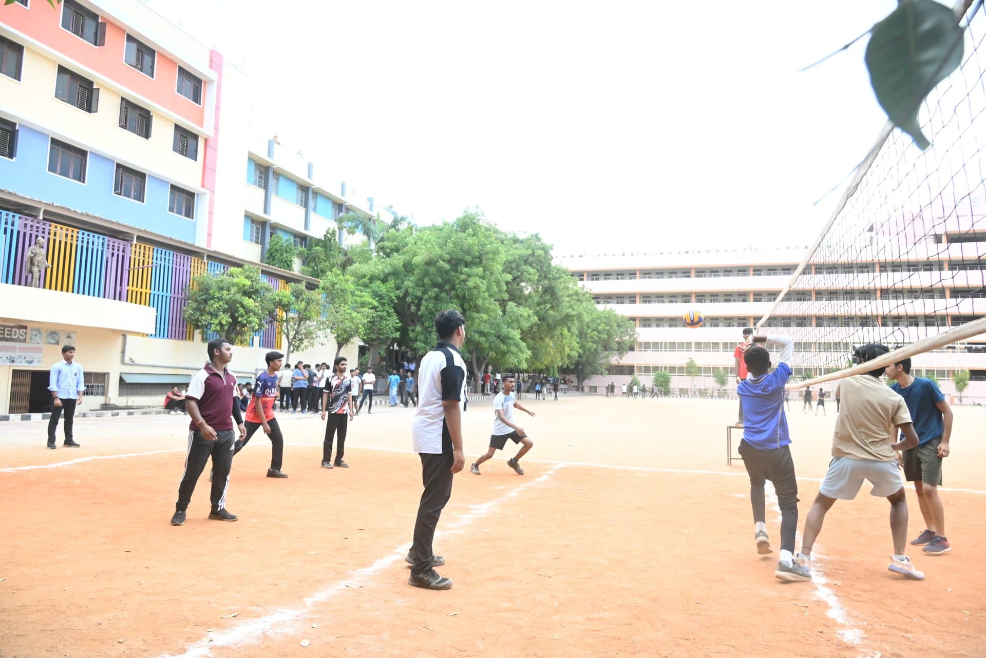 Volleyball Tournament — Net Defense & Block